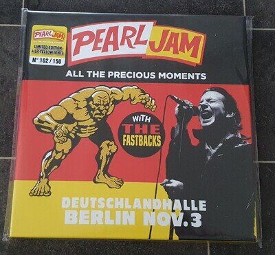 PEARL JAM All The Precious Moments 4xLP BOX SET (Yellow #60/150 Numbered Copies)