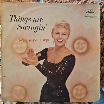 Peggy Lee Things Are Swingin' Lp 1st Press [Ex/Vg+] sty