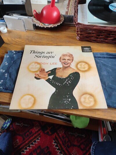 Peggy Lee Things Are Swinging Vinyl LP Capitol Records Purple Labels Dutch Ex/Ex