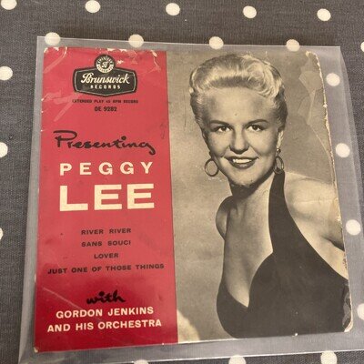 Peggy Lee - Presenting Peggy Lee - Original 1958 EP in Picture Sleeve