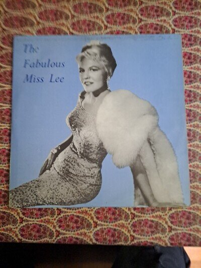 Peggy Lee The Fabulous Miss Lee 12" Vinyl LP Album Record