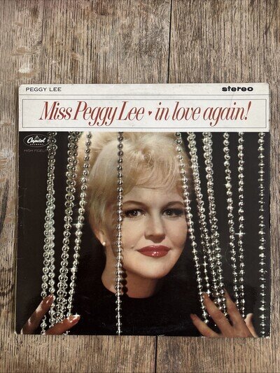 MISS PEGGY LEE IN LOVE AGAIN STP715 1969 Pop EX/VG+ 12" LP Vinyl Record Album