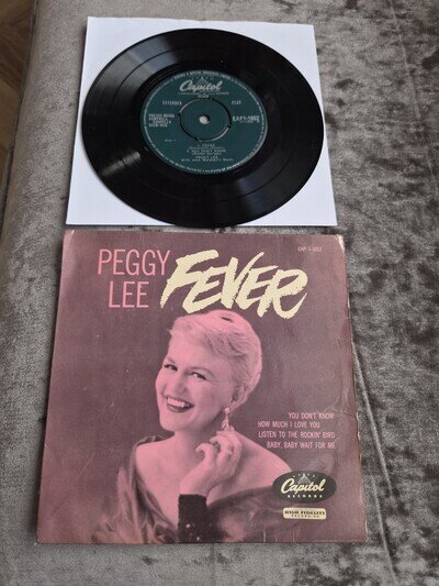 PEGGY LEE FEVER 1960s UK EP