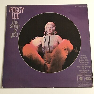 Peggy Lee - The Song Is You LP Vinyl Record - MFP 1358 VG+/VG+