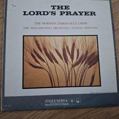 MORMON TABERNACLE CHOIR The Lord's Prayer LP RELIGIOUS Columbia ML5386