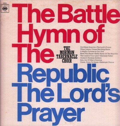 SBPG63026 Mormon Tabernacle Choir Battle Hymn of the Republic the Lord's Prayer