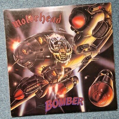 Motorhead Bomber 12" LP 1980 Reissue Matrix Number BRON 523 A/1 ASTR