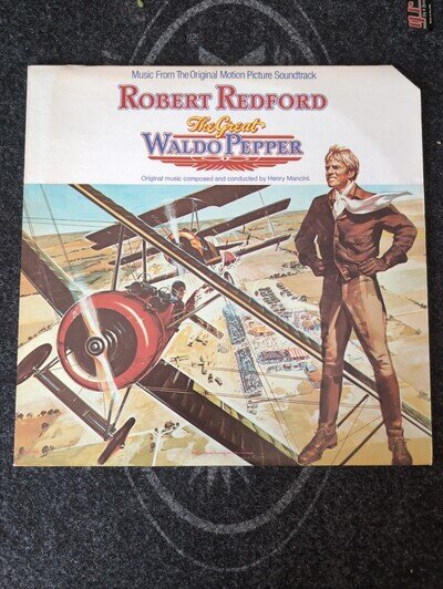 Henry Mancini- The Great Waldo Pepper Soundtrack LP 1975 Robert LP EX/VG+ S369