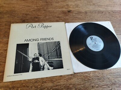 Art Pepper - Among Friends US 1978 1st Interplay IP-7718 Bebop Cool Jazz LP