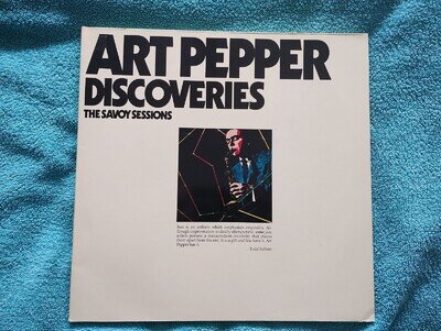 ART PEPPER - Discoveries (The Savoy Sessions) - Double Vinyl LP *Gatefold*