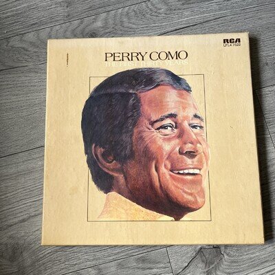 4 Lps Box Set Perry Como The First Thirty Years Lfl4 7522 Vinyl Record Lp 12” B4