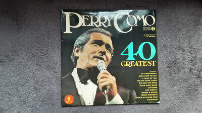 VINYL LP - PERRY COMO - 40 GREATEST TWO LP SET