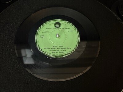 Perry Como Moon Talk (One sided demo) 7” Vinyl Record VG