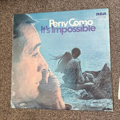 Perry Como – It’s Impossible LP Vinyl UK RCA Victor SF 8175
