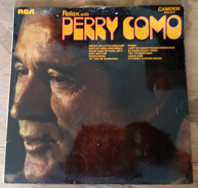 Perry Como Relax With Perry Como LP Vinyl
