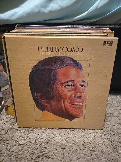 Perry Como - The First Thirty Years - Box Set - 1973 - With Book - Vintage VG+
