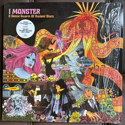 I Monster - A Swarm Of Ancient Stars MEGA RARE LTD EDITION VINYL LP + 7" SINGLE!