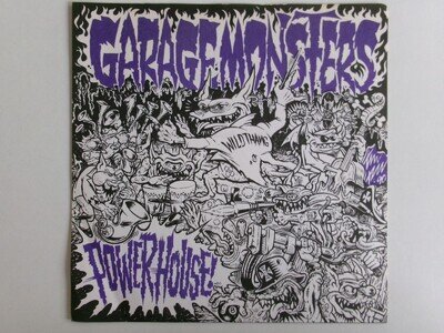 GARAGE MONSTERS POWERHOUSE ! SFTRI 34 HARDCORE 1 SIDED ETCHED USA