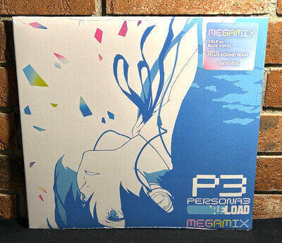 PERSONA 3 RELOAD MEGAMIX - Soundtrack, Ltd 1st Press BLUE COLOR VINYL LP Sealed!