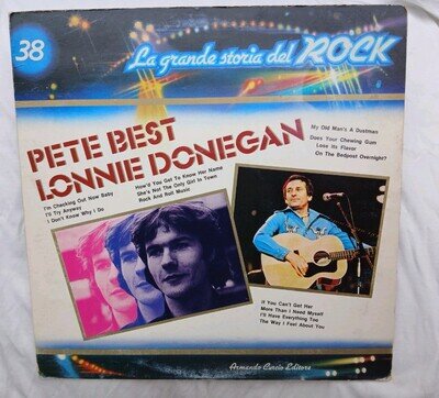 Pete Best & Lonnie Donnegan'La Grande Storia Del Rock'(Story of Rock)Vinyl #38