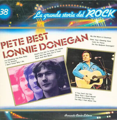 LP Pete Best, Lonnie Donegan La Grande Storia Del Rock 38 Gatefold Near Mint