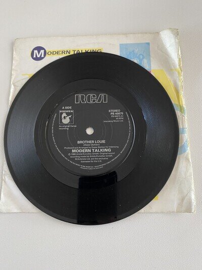 MODERN TALKING-BROTHER LOUIE 7" VINYL SINGLE RECORD 1986!