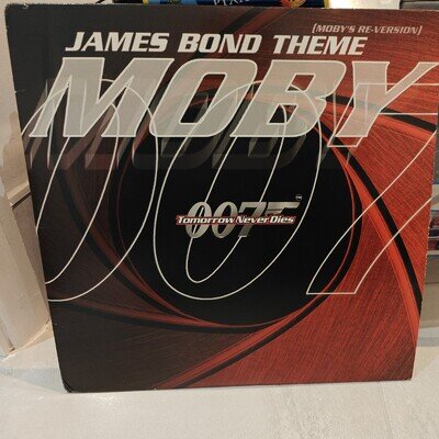Moby - James Bond Theme Moby's Re-Version - Vinyl Record 12" VG/VG
