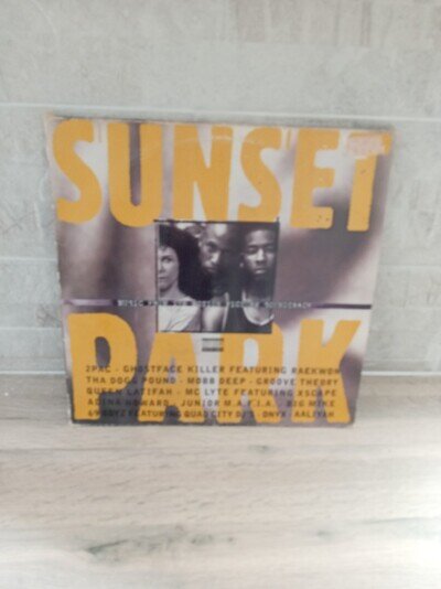 SUNSET PARK SOUNDTRACK VINYL LP 1996 US WU TANG MOBB DEEP ONYX PRESS