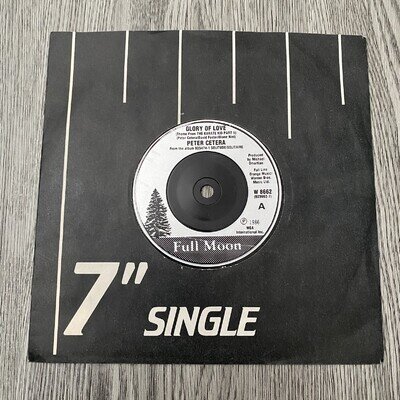 Peter Cetera Glory Of Love (Theme From The Karate Kid Part II) Vinyl 7" Single