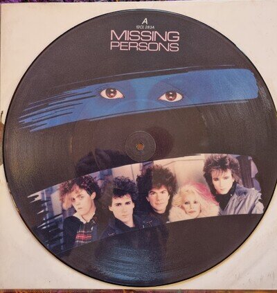 MISSING PERSONS - Dale Bozzio - Words - Orig 1983 12" Picture Disc 3 Tracks -EX