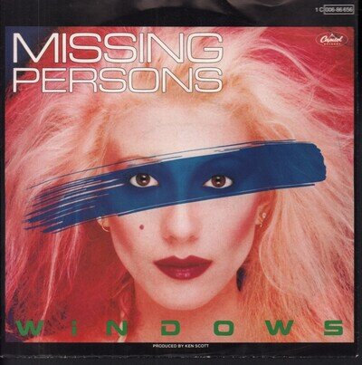 Missing Persons Windows 7" vinyl Europe Capitol 1982 pic sleeve 1C00686656
