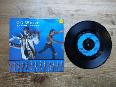 Go West We Close Our Eyes / Missing Persons EX 7" Single Vinyl Record CHS2850