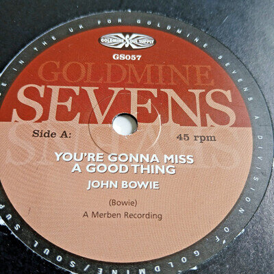 John Bowie - You're Gonna Miss A Good Thing / The Nomads - Something's Bad