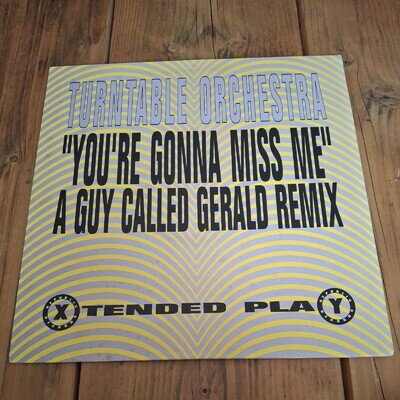 TURNTABLE ORCHESTRA "You're Gonna Miss Me" A Guy Called Gerald Remix 12" Vinyl