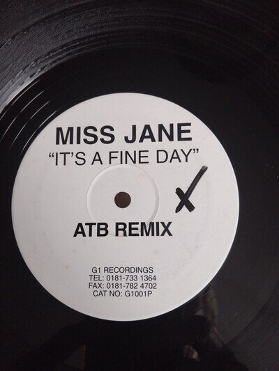 MISS JANE. its A Fine Day. Atb Remix