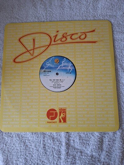 David Simmons - Will They Miss Me/It's A Shame 12" Vinyl Single TESTED EX