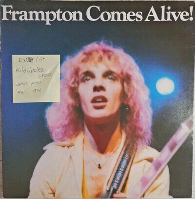 Peter Frampton Frampton Comes Alive Vinyl Record EX/G+ 63703 1976