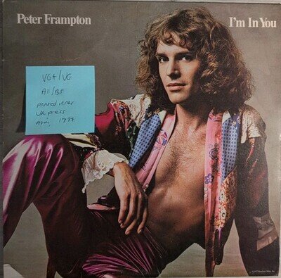 Peter Frampton I'm In You Vinyl Record VG+/VG AMLK 64704 1977