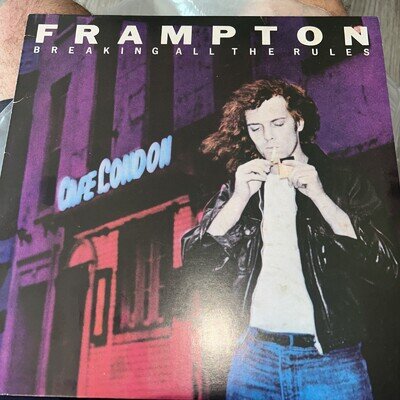 Peter Frampton Breaking All The Rules 1981 Vinyl LP LIVE vg+vg+