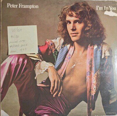Peter Frampton I'm In You Vinyl Record VG/G+ AMLK 64704 1977