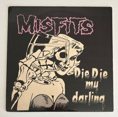 Misfits Die Die My Darling 12" 1st press Peach Logo 1984 kbd punk Samhain Danzig