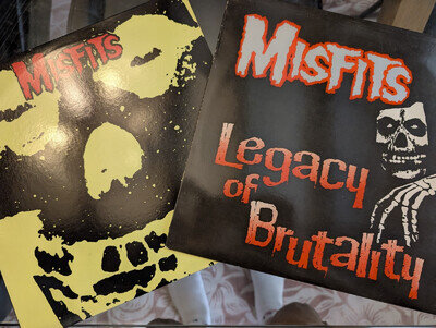2 X Misfits Albums, Legacy Of Brutality And Misfits On Vinyl