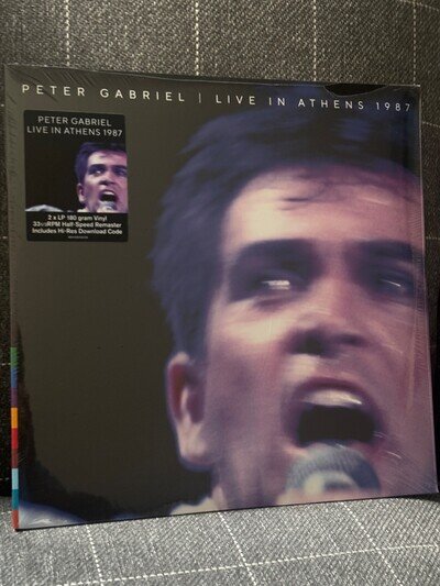 Peter Gabriel - Live at Athens 1987 2 x 180g Vinyl - Half Speed Master + Hi Res