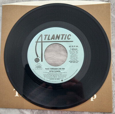 Peter Gabriel - Walk Trough The Fire- USA Mono/Stereo Promo - EX+/EX+ (Genesis)