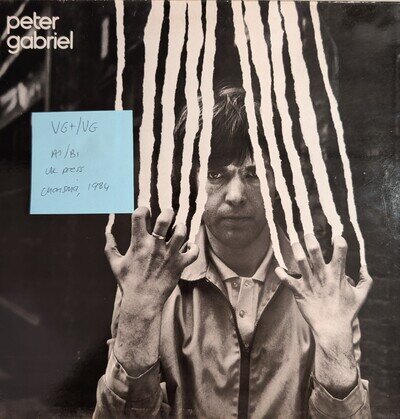 Peter Gabriel Self Titled Vinyl Record VG+/VG CHC 24 1984