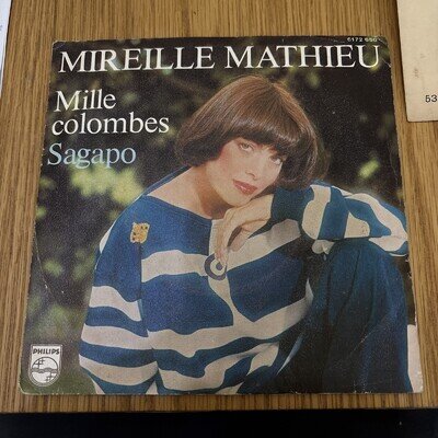 Mireille Mathieu - 7'' Vinyl Philips French Issue 6172 650 Mille Colombes Sagapo