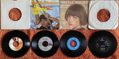 Mireille Mathieu – Four 7" Singles/EP (UK/France/Germany)