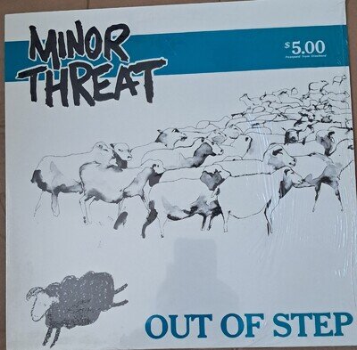 Minor Threat Out of Step 12" EP Vinyl, $5 Discord Label original vinyl
