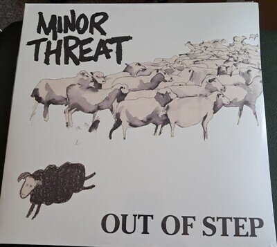 Minor Threat Out of Step LP White Vinyl Unplayed Punk Hardcore straight edge