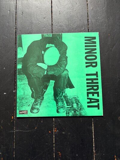 Minor Threat US $5 Green Sleeve Vinyl LP Repress DISCHORD No.12 1987